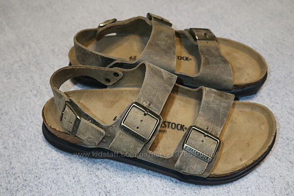 Кожаные сандалии Birkenstock оригинал - 42 M 9 размер