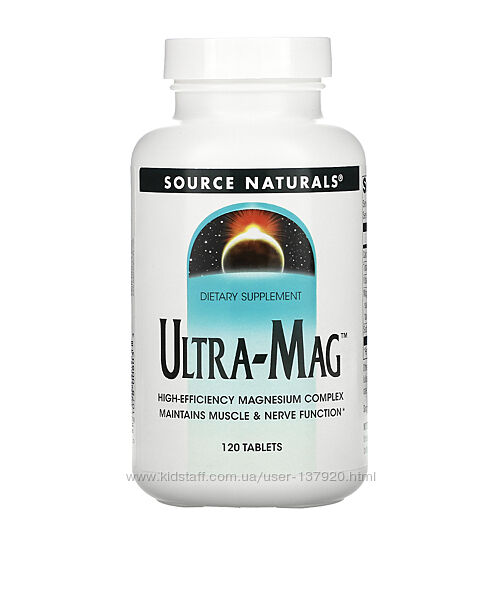 Ultra-mag, комплекс із магній, 120 капсул