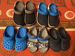 Оригинальные кроксы Crocs C 8-11 после одного ребенка.