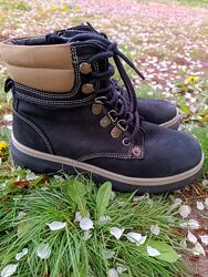 Замшевые демисезонные ботинки, сапоги Р.34