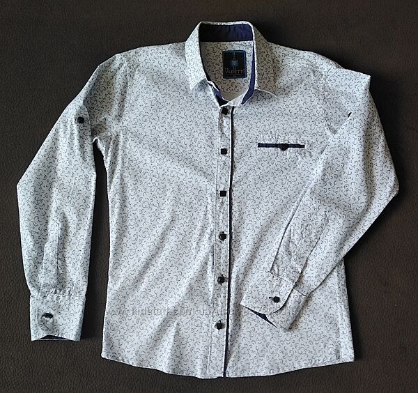 Рубашка с динным рукавом транформер сорочка з довгим рукавом на 8-9 років