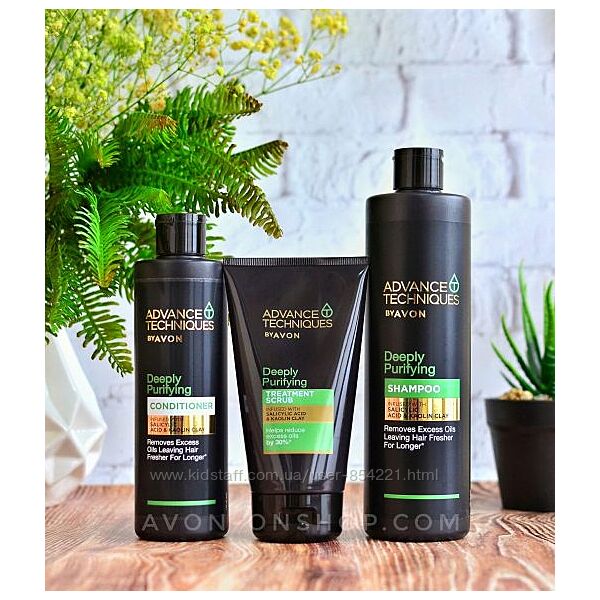 Набір для жирного волосся Глибоке очищення Avon Advance Techniques by