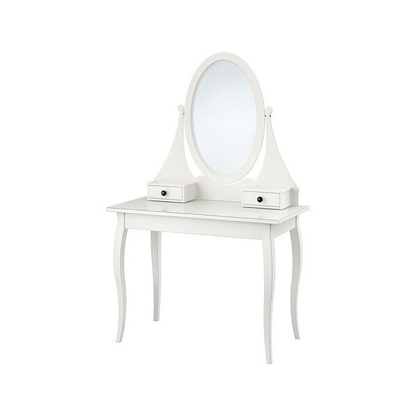 Туалетний столик із дзеркалом IKEA HEMNES білий 303.744.13