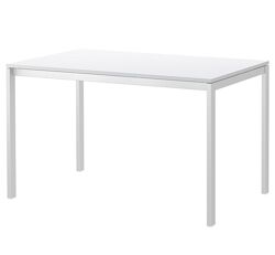 Стіл прямокутний  IKEA  MELLTORP білий 125x75 см 190.117.77
