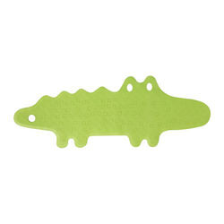 Антиковзаючий килимок на присосках у ванну IKEA PATRULL зелений крокодил 101.381.63
