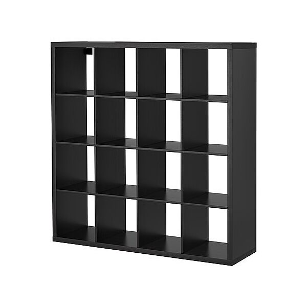 Стелаж 4х4 ящика IKEA KALLAX чорно-коричневий 102.758.62
