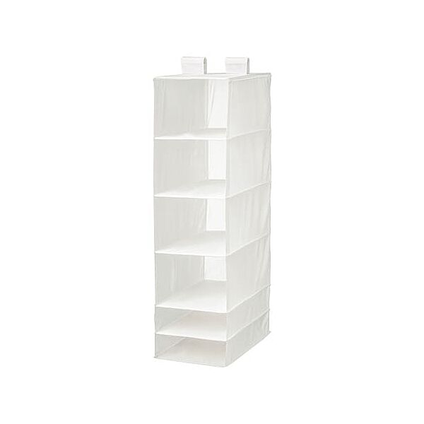 Модуль для зберігання з 6 відділеннями IKEA SKUBB білий 002.458.80