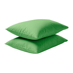Наволочка на подушку IKEA DVALA 2 шт зелений 602.964.85