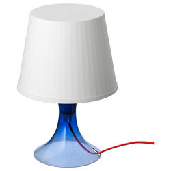 Лампа настільна IKEA LAMPAN синя 003.564.01
