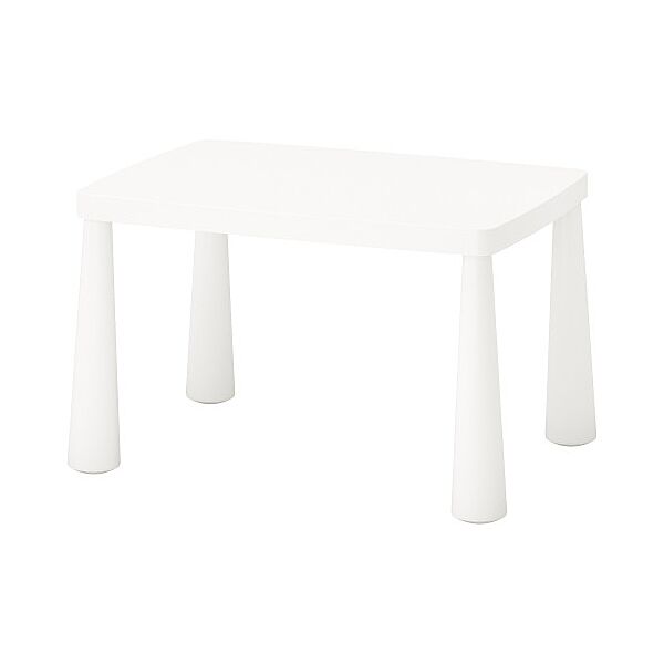Стіл дитячий IKEA MAMMUT для дому/вулиці білий 77x55 см, 503.651.77