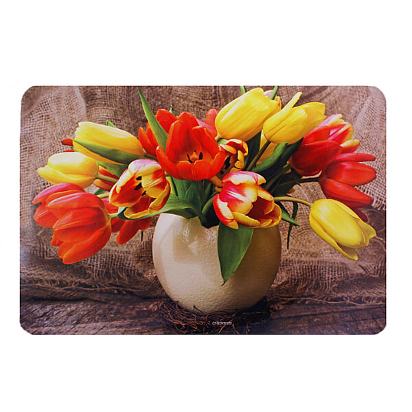 Підставка на стіл 40х27 см кольоровий тюльпани CH-4243