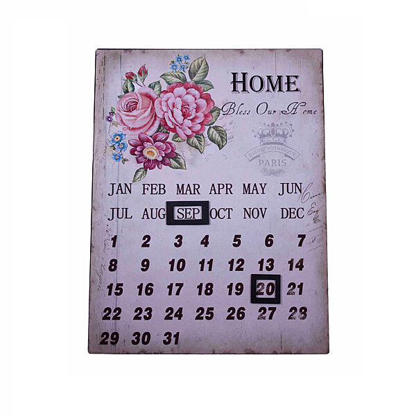Вічний календар Букет Home металевий 25х33 см OR-1192