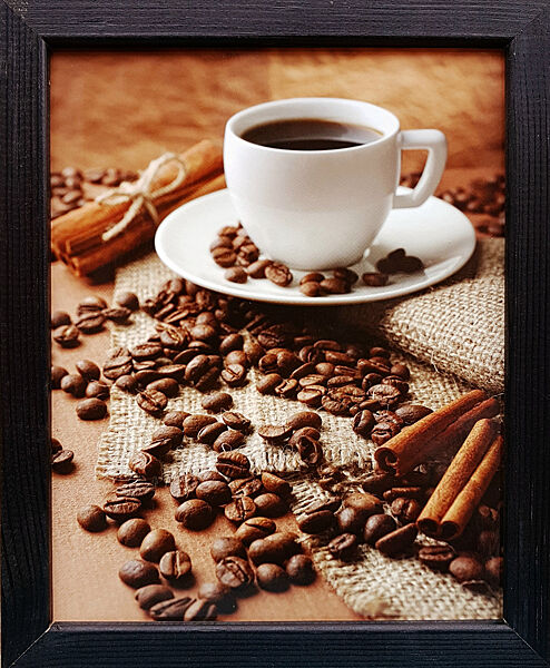 Фотокартина в дерев&acuteяній рамі Coffee 5 20х25 см POS-2025-001