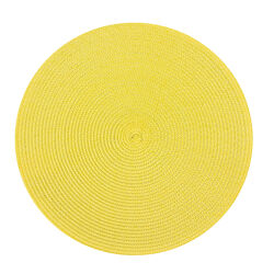 Підставка під гаряче кругла жовто-лимонна XI-166