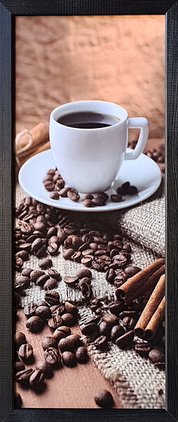 Фотокартина у дерев&acuteяній рамі Coffee 5 20х50 см POS-2050-110