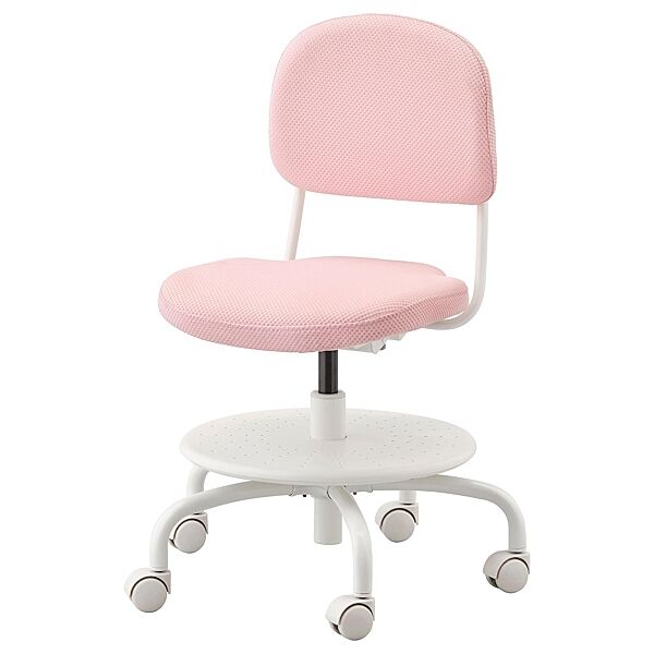 Дитячий стілець для письмового столу IKEA VIMUND світло-рожевий 104.243.53