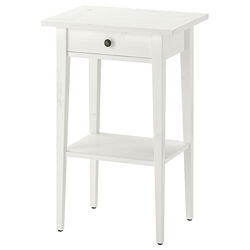 Приліжковий столик IKEA HEMNES біла морилка 46х35 см 202.004.56