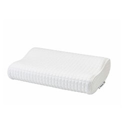 Ергономічна подушка IKEA ROSENSKRM для сну на боці/спині білий 33х50 см 904.443.66