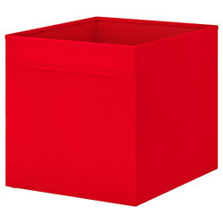 Коробка IKEA DRNA червоний 33x38x33 см 402.493.53