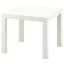 Журнальний столик IKEA LACK білий 55х55 см 304.499.08