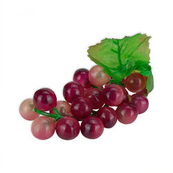 Штучний виноград червоно-рожевий з пластику  610 см OD-1045