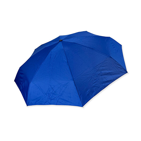 Кишенькова парасолька синя механічна 8 спиць OD-1182
