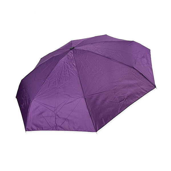 Кишенькова парасолька фіолетова механічна 8 спиць OD-1181