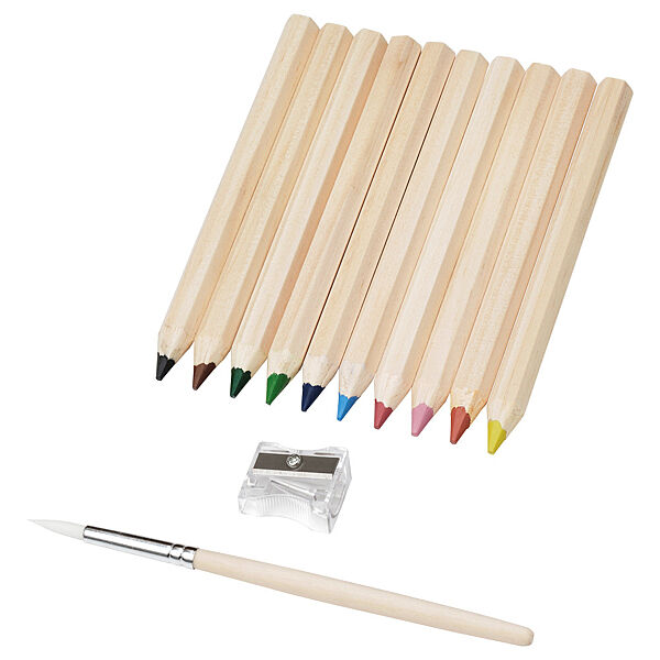 Водорозчині кольорові олівці 10 шт IKEA MLA 704.565.86