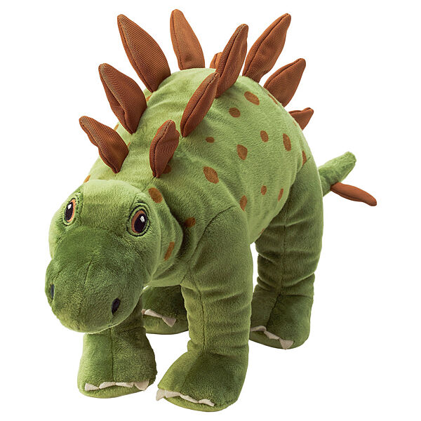 Іграшка мяка, динозавр, стегозавр, 50 см, 404.711.78, ІКЕА, IKEA, JTTELIK