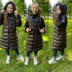 Зимова підліткова куртка пальто на дівчинку