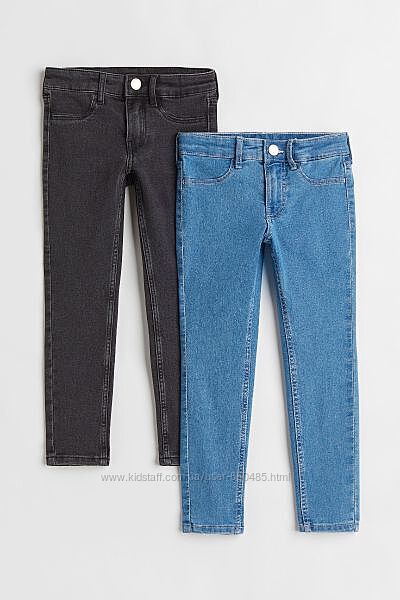 Стильні джинси-скінні для дівчинки H&M, 1 шт.