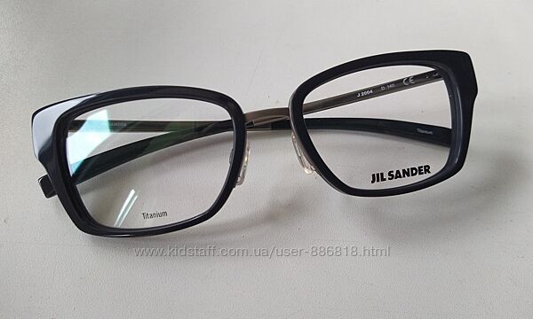 Новая титановая оправа Jil Sander оригинал премиум очки графит жиль зандер 