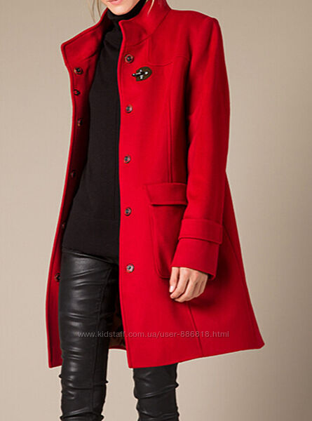 Новое пальто Schneiders Salzburg, Австрия премиум красное шерстяное