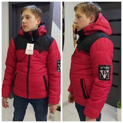 Зимняя теплая куртка для мальчиков Boston р - ры 36 - 42 на рост 134 - 152