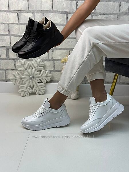 Кросівки жіночі зимові на платформі