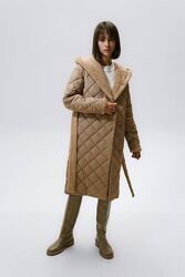 Зимове жіноче стьобане пальто з капюшоном, різні кольори