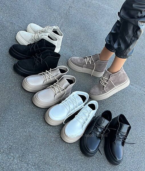 Кеди жіночі високі демісезонні на платформі 