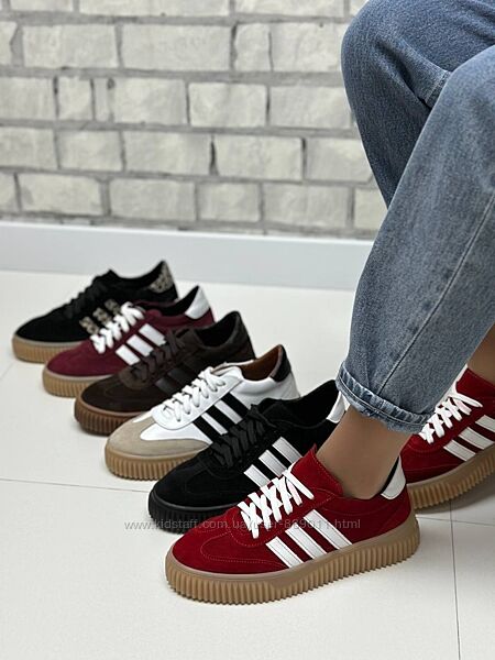 Кеди жіночі шкіряні та замшеві 36-41