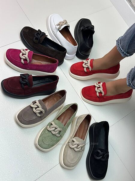 Туфлі лофери жіночі 36-41