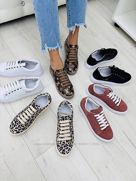 Кеди жіночі шкіряні 36-41