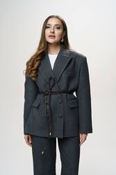 Коротке кашемірове пальто -піджак графіт, шоколад, молоко, чорне