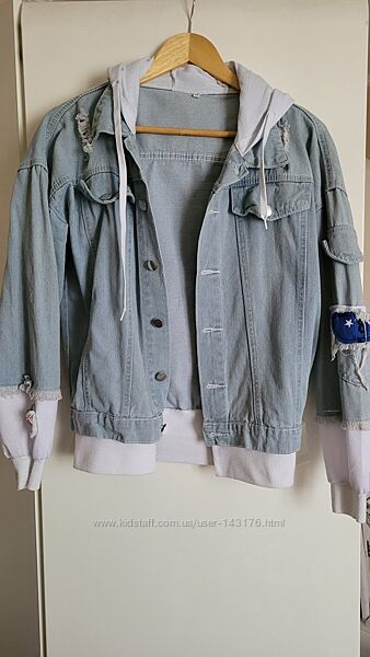Джинсова курточка на дівчинку, р. 158-164