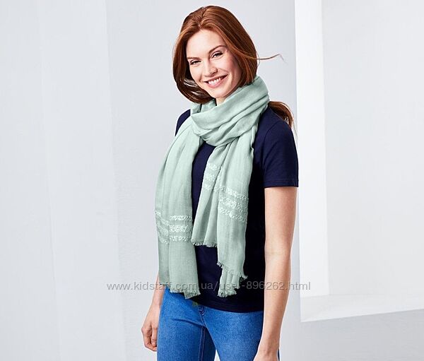 Красивий стильний легкий шарф, шаль від tcm Tchibo Чібо, Німеччина