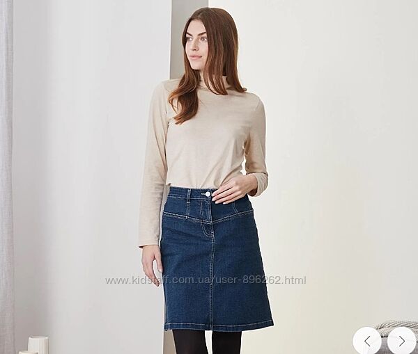 Стильна зручна жіноча джинсова спідниця, юбка від tcm tchibo Чібо, L-XL