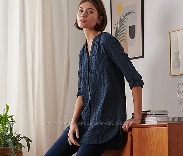 Зручна жіноча бавовняна блуза, туніка від tcm tchibo Чібо, Німеччина, XS-S