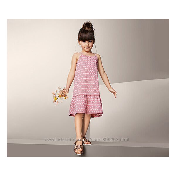 Легка та зручна літня сукня для дівчинки від tcm tchibo Чібо, 134-140 см