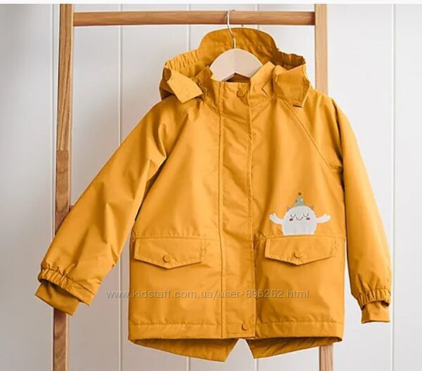 Якісна дитяча куртка, вітровка, дощовик на флісі від Tchibo Чібо,110-116 см