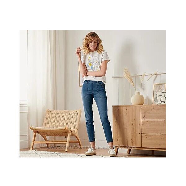 Комфортні стильні жіночі джинси, джегінси від tcm tchibo Чібо, L-XL