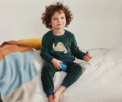 Якісний зручний дитячий велюровий комплект, піжама від Tchibo Чібо, 110-116