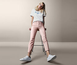 Стильні зручні жіночі пудрові джинси Slimfit від tcm tchibo Чібо, M-L